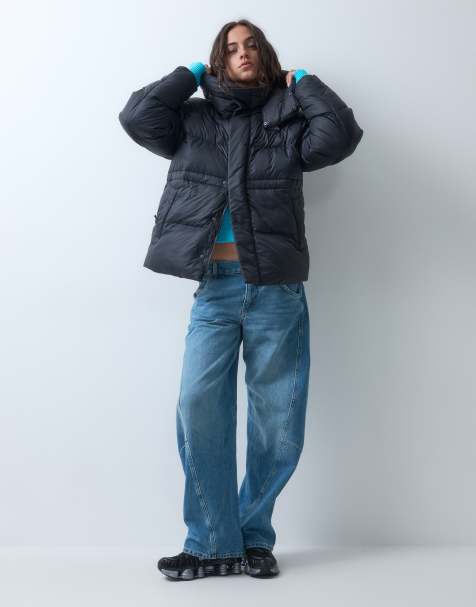 The North Face Oversized Puffer jacket in black - view 1
