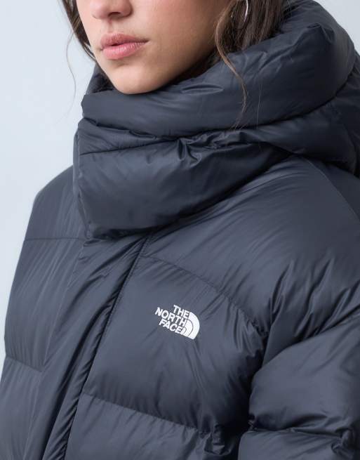 The North Face Oversized Puffer jacket in black, 3 of 5