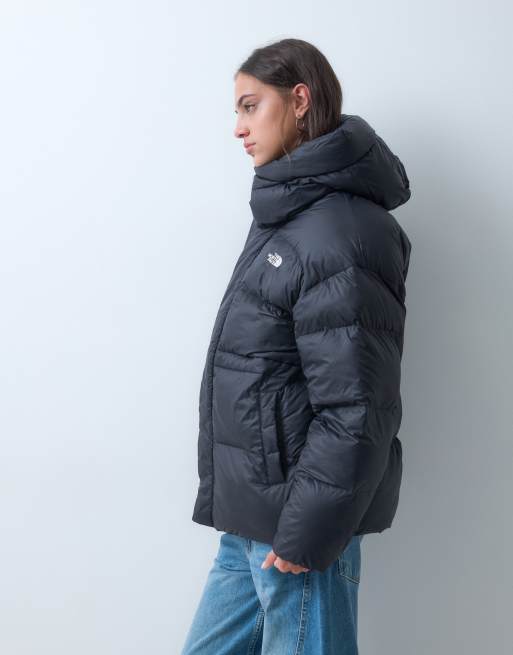The North Face Oversized Puffer jacket in black, 4 of 5