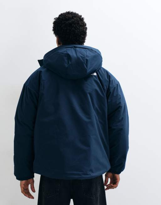 The North Face oversized puffer jacket in navy, 4 of 5