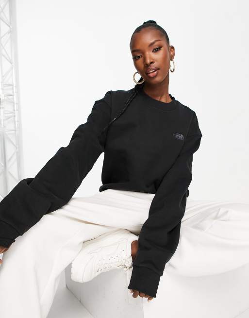 The North Face Oversized sweatshirt in black 