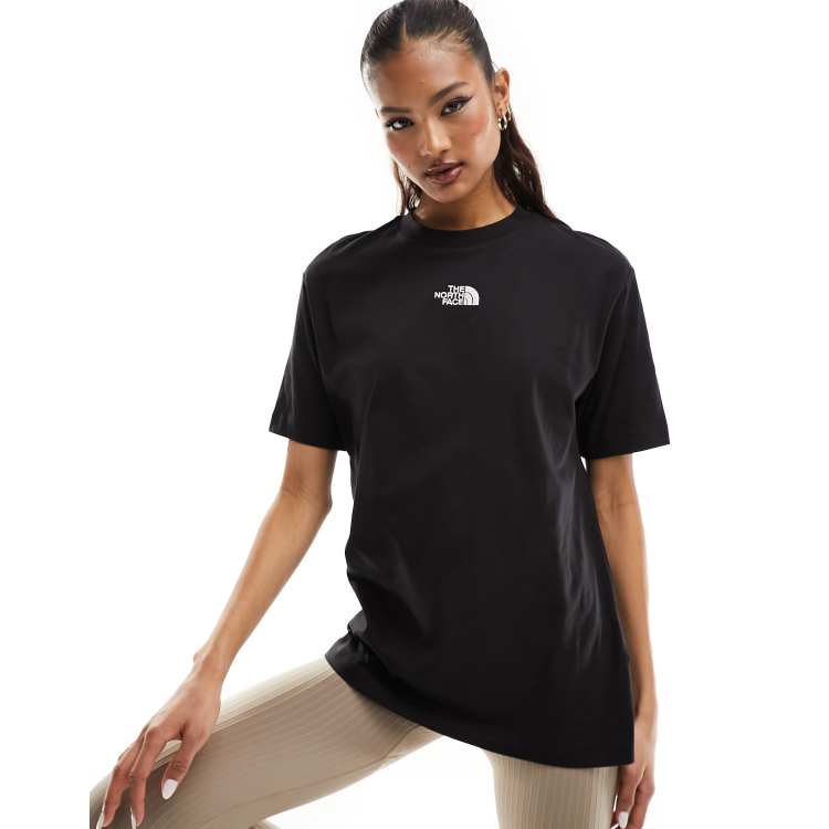 The North Face Oversized T-shirt in black Exclusive to ASOS