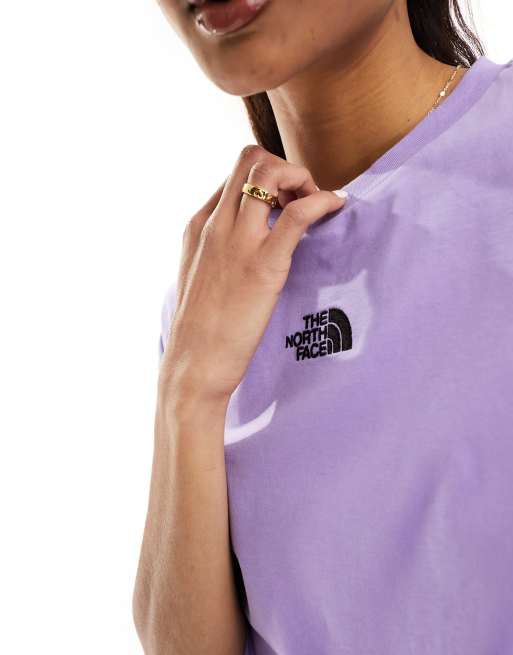 The north face hot sale purple t shirt