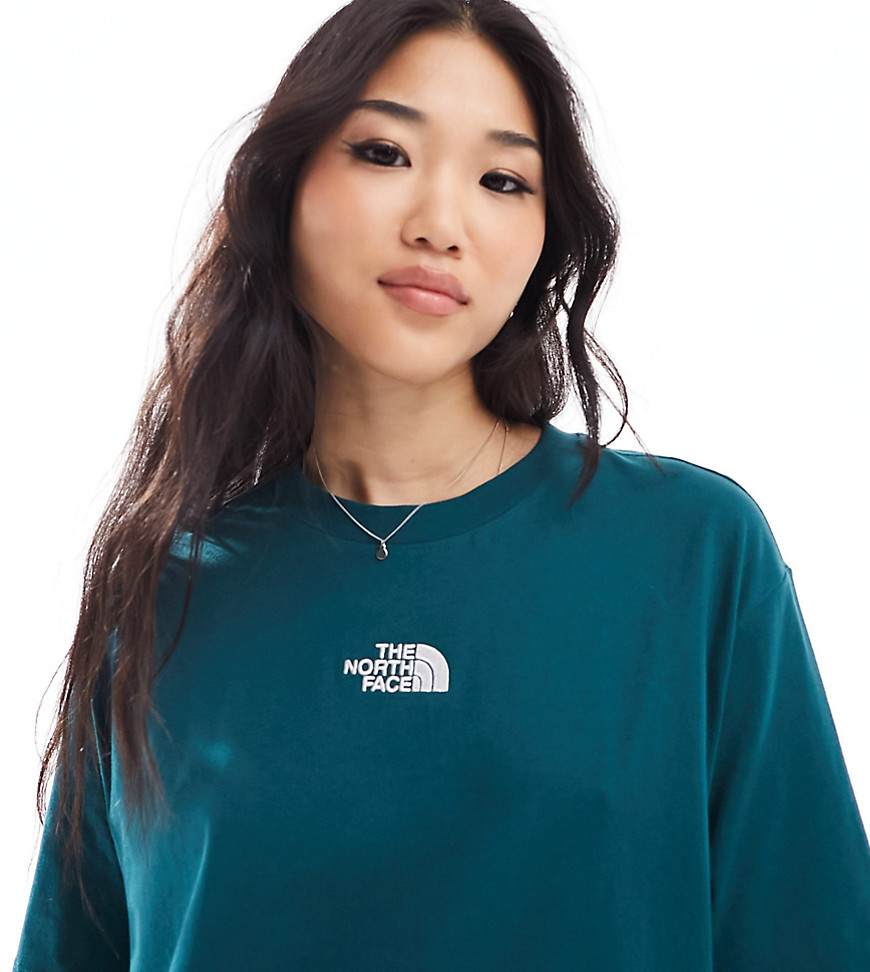 The North Face Oversized T-shirt In Teal Exclusive To Asos-green