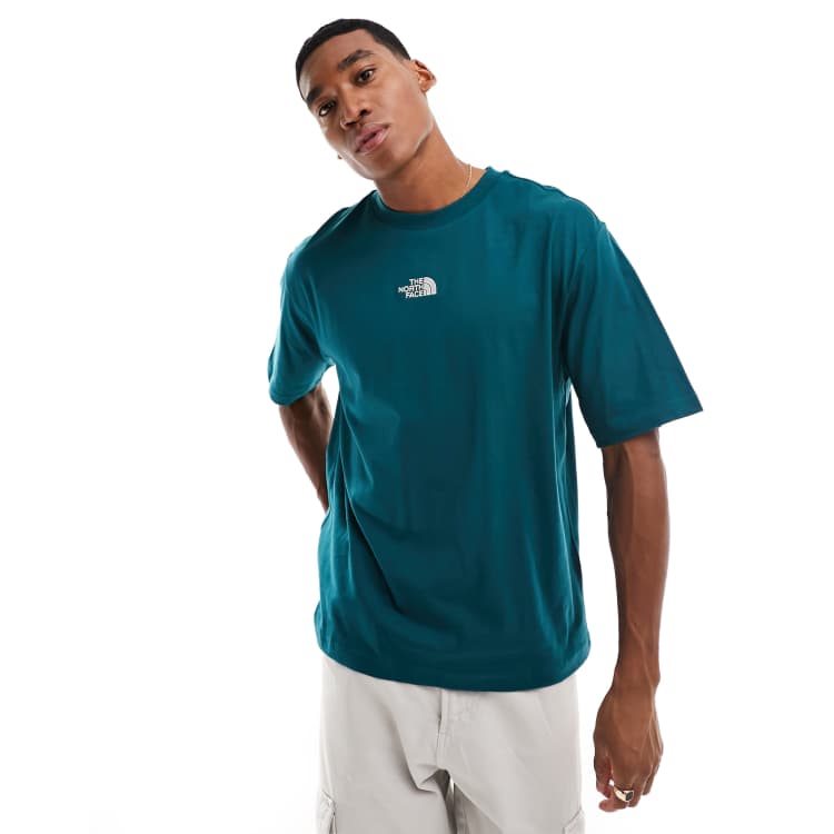 The North Face oversized T-shirt in turquoise