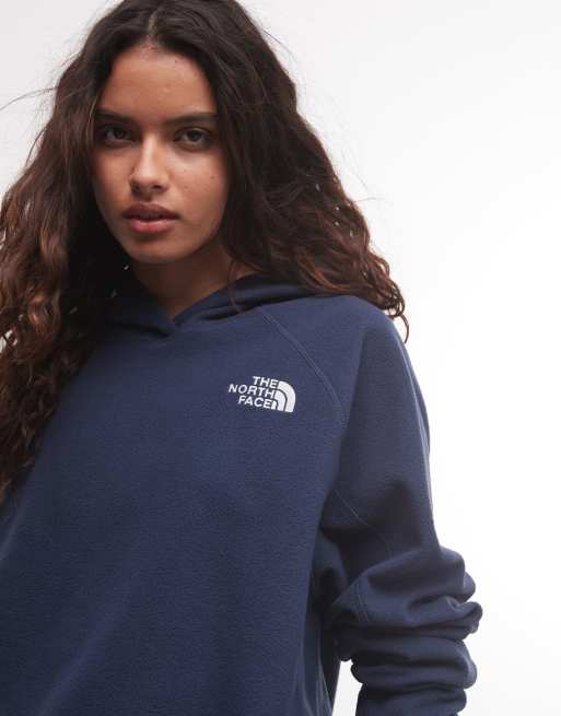 The North Face Oxara fleece med huva i marinblått, 3 av 4