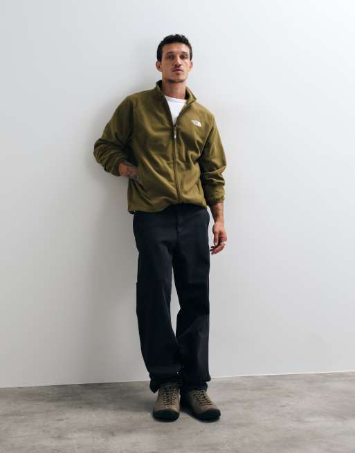 The North Face Oxara Fleece mit durchgehendem Reißverschluss in Khaki-Grün, 2 von 5