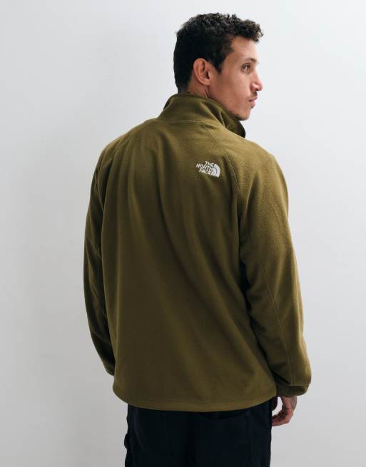 The North Face Oxara Fleece mit durchgehendem Reißverschluss in Khaki-Grün, 4 von 5