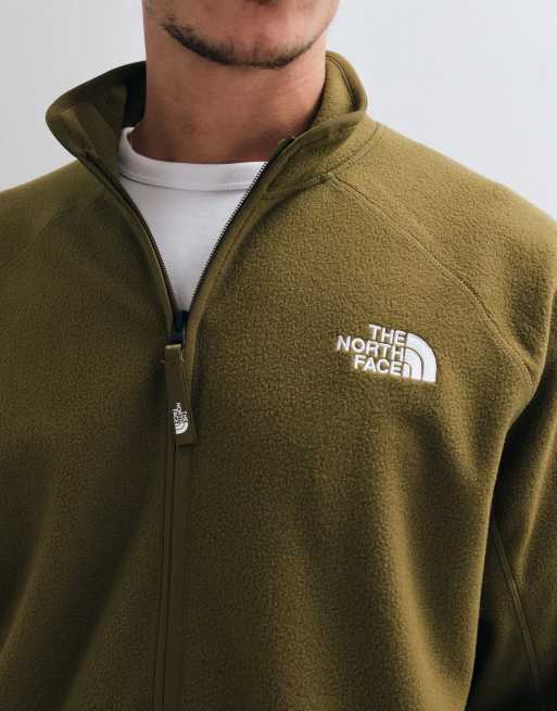 The North Face Oxara Fleece mit durchgehendem Reißverschluss in Khaki-Grün, 5 von 5