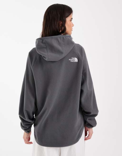 The North Face Oxara Fleece mit Kapuze in Anthrazitgrau, 4 von 4