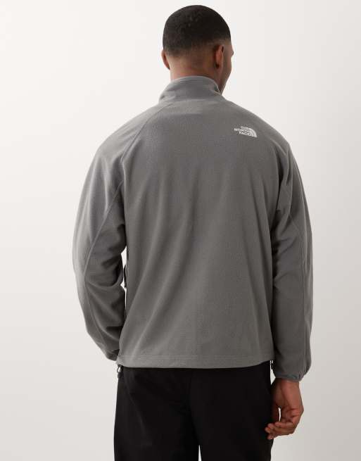 The North Face – Oxara – Fleece-Oberteil in Grau mit durchgehendem Reißverschluss, 2 von 5