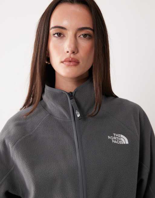 The North Face Oxara full zip fleece in anthracite grey, 3 of 4