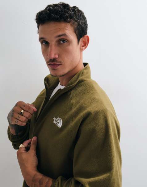 The North Face Oxara full zip fleece in khaki green - view 1