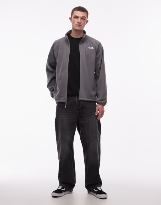 The North Face Oxara full zip fleece in light grey, 2 of 5