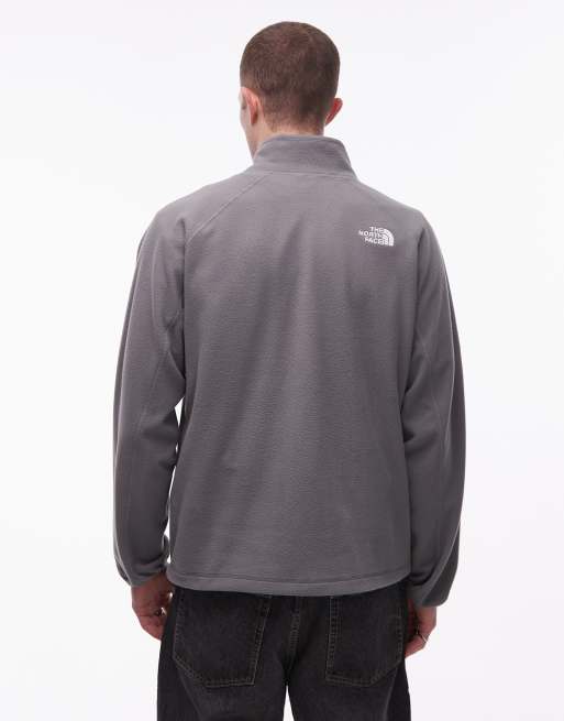 The North Face Oxara full zip fleece in light grey, 3 of 5