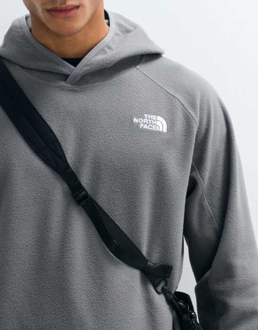 The North Face - Oxara - Polar gris perla ahumado con capucha para hombre, 2 de 5