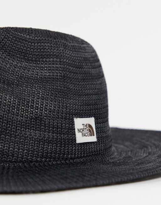 The North Face Packable Panama hat in asphalt grey