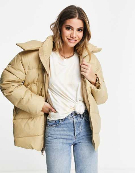 The North Face Palomar down parka jacket in beige