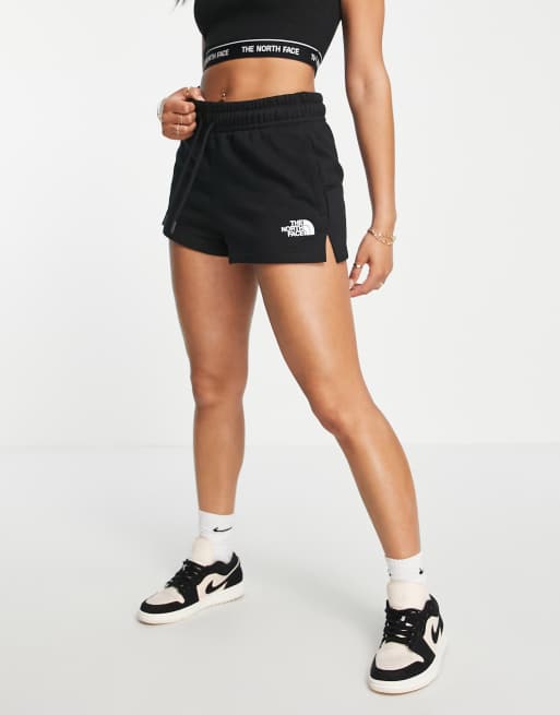 The North Face - Pantaloncini a vita alta in pile neri - In esclusiva per ASOS