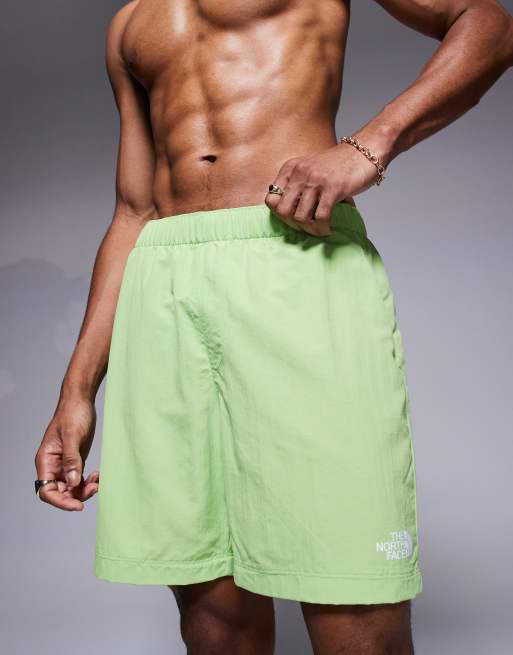 The North Face - Pantaloncini da bagno verdi con logo W, 4 di 4