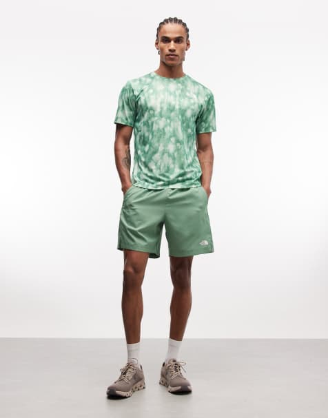 The North Face - Pantaloncini verde chiaro con logo 24/7 - view 1