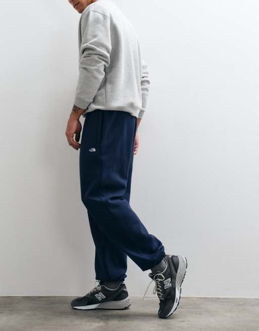 The North Face pantaloni relaxed TNF Essential Simple Dome da uomo color Summit Navy, 3 di 5