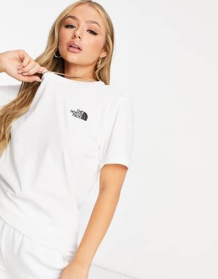 the north face peaks t shirt white