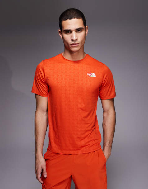 The North Face - Pentadome - 24/7 - T-shirt met logo in reliëf in rood - view 1