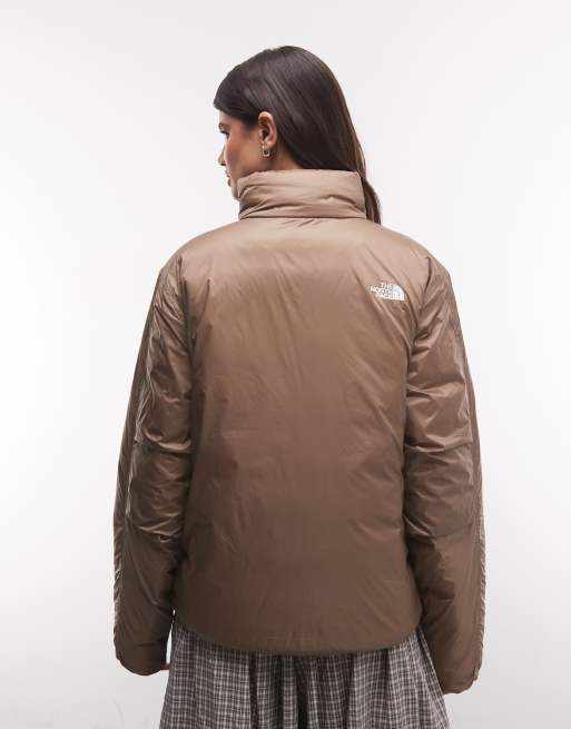 The North Face Pertex Explore full zip jacket in brown, 4 of 4