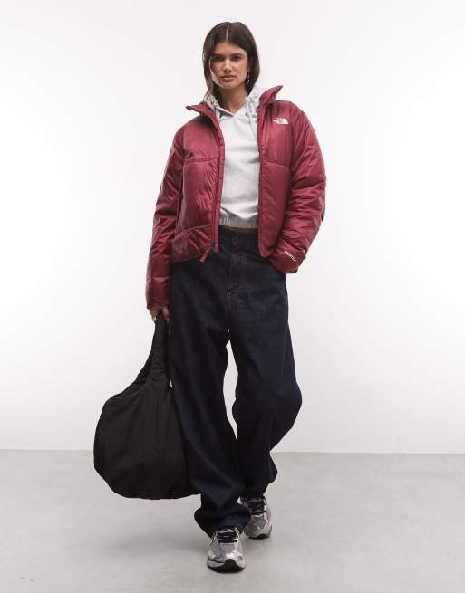 The North Face Pertex Explore jacket in burgundy, 2 of 4