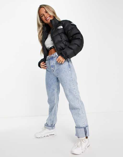 the north face phlego synth cropped puffer jacket