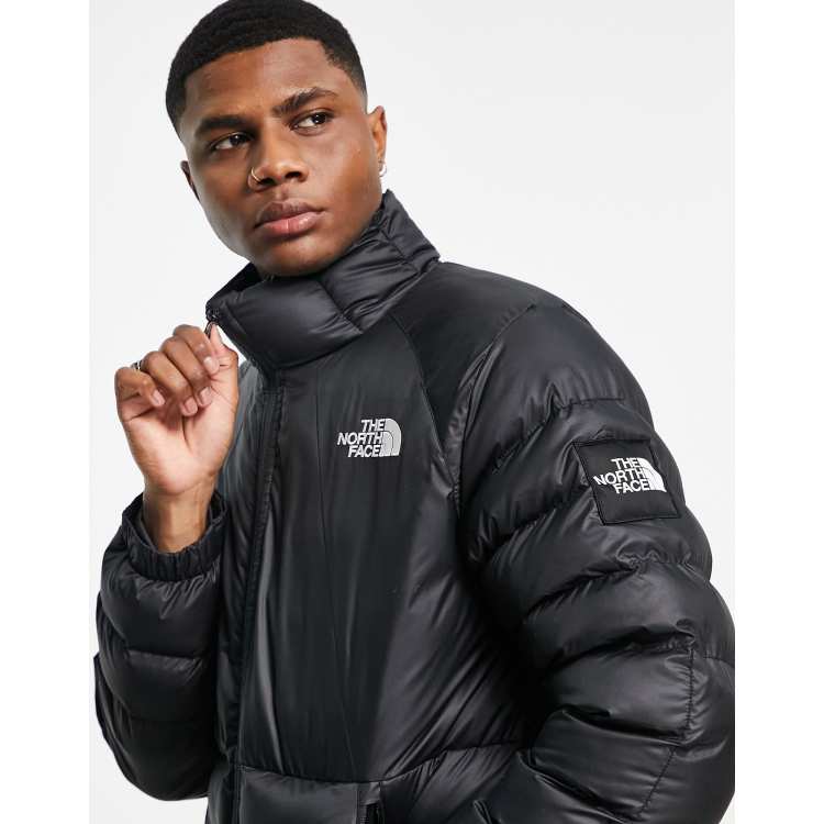 Shiny black on sale north face jacket