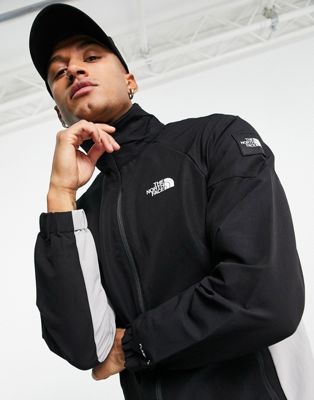 The North Face Phlego Track jacket in black/grey
