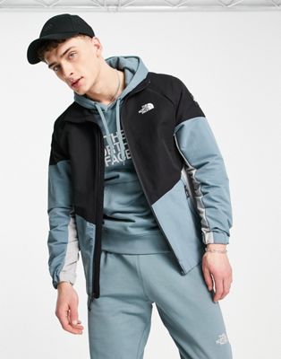 The North Face Phlego track jacket in blue