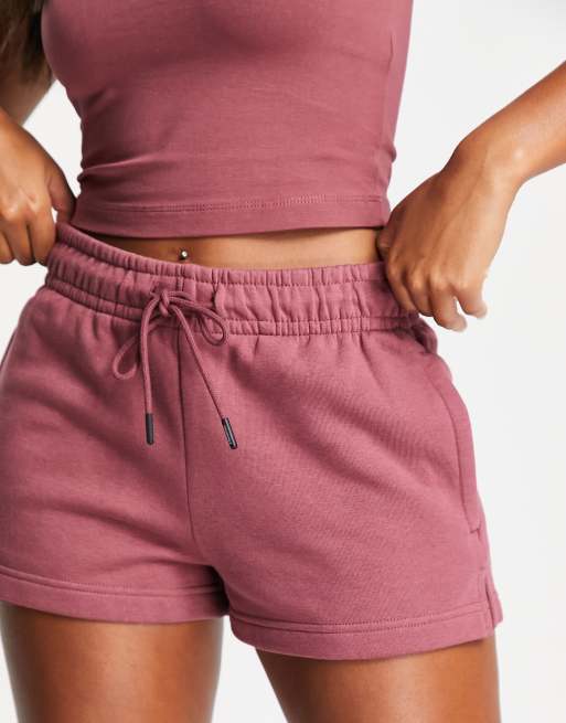 The North Face - Pink fleeceshorts - Kun hos ASOS