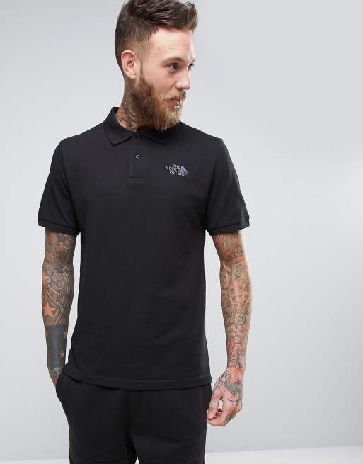 The North Face Pique Polo in Black