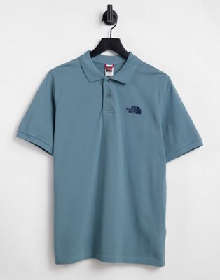 The North Face Piquet polo top in blue