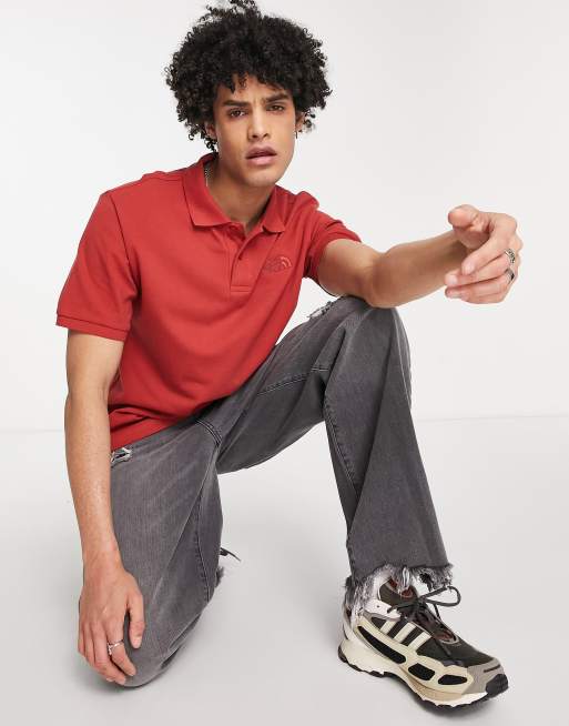 The North Face – Piquet – Polohemd in Rot