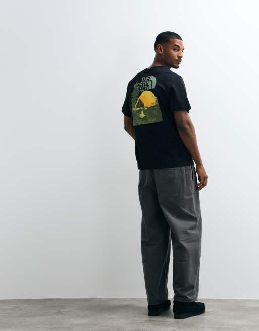 The North Face Pitch a Tent graphic short sleeve t-shirt in black, 3 of 5