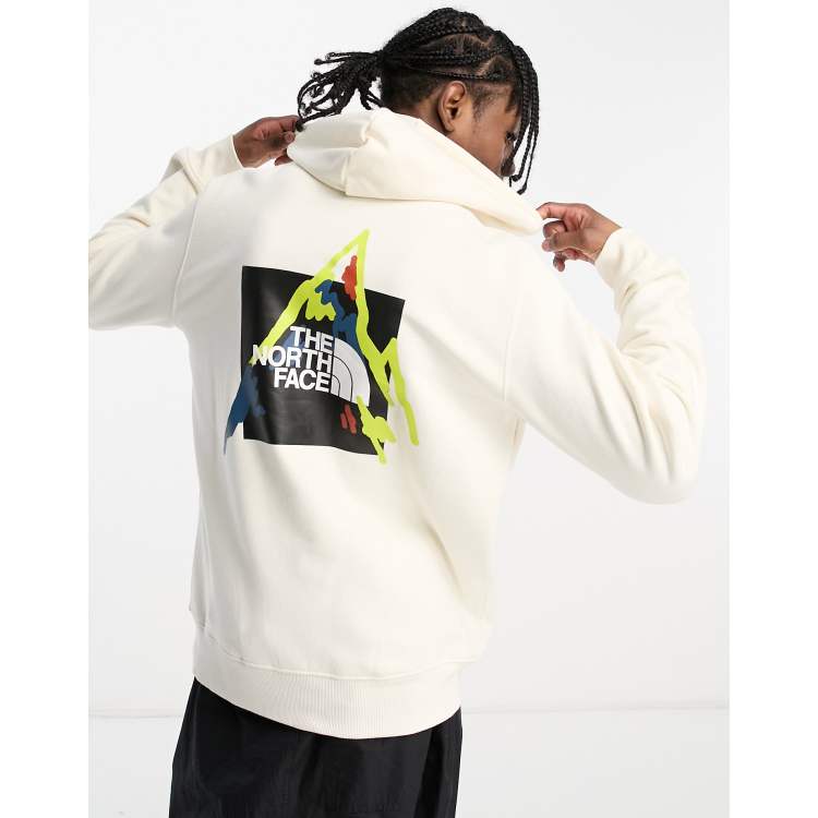 The North Face Places We Love back print hoodie in off white ASOS