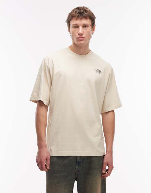 The North Face Plant and Flora backprint oversized t-shirt in beige, 3 of 5