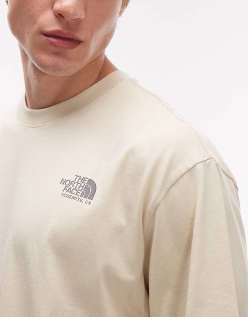 The North Face Plant and Flora backprint oversized t-shirt in beige, 5 of 5