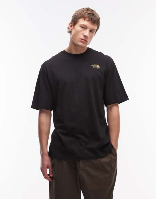 The North Face Plant and Flora backprint oversized t-shirt in black, 3 of 5
