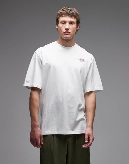 The North Face - Plant and Flora - T-shirt oversize imprimé au dos - Blanc, 3 de 5
