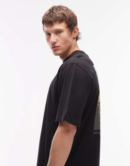 The North Face - Plant and Flora - T-shirt oversize imprimé au dos - Noir, 4 de 5