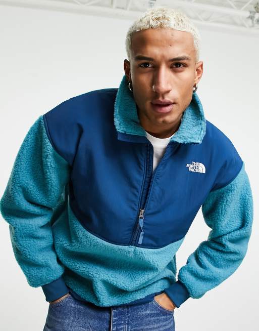 North face best sale fleece mens blue