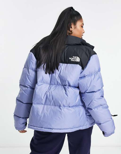 The North Face Plus 1996 Retro Nuptse down jacket in folk blue | ASOS