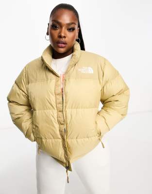 The North Face The North Face Plus 1996 Retro Nuptse down puffer jacket in beige