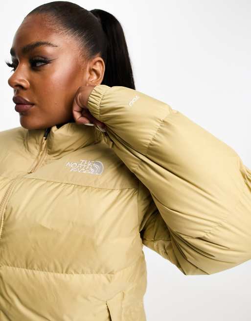 The North Face Plus 1996 Retro Nuptse down puffer jacket in black, ASOS