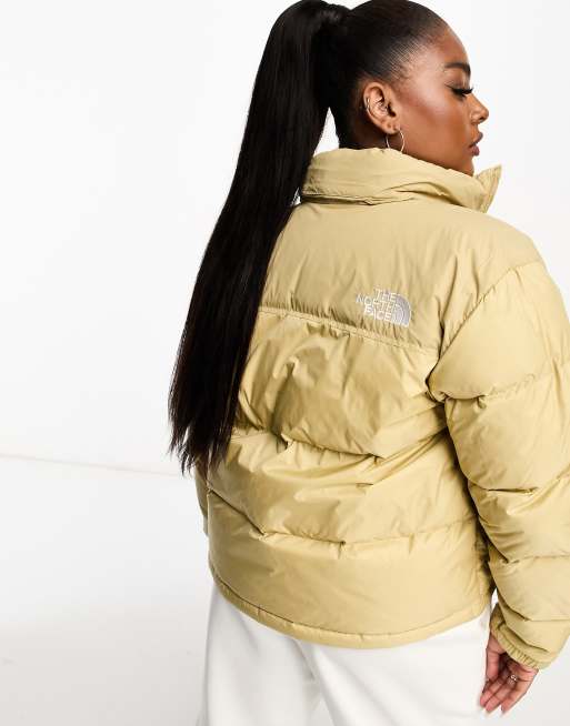 the north face beige puffer